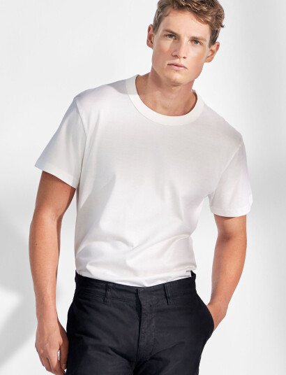 Bread & Boxers Crew Neck Pima - White - L Bread & Boxers Crew Neck Pima - White - L