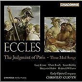 MediaTronixs John Eccles : Eccles: The Judgement of Paris/Three Mad Songs CD (2009) Pre-Owned
