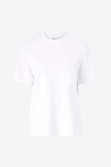 Gina Tricot Topp Basic Oversized Tee Hvit