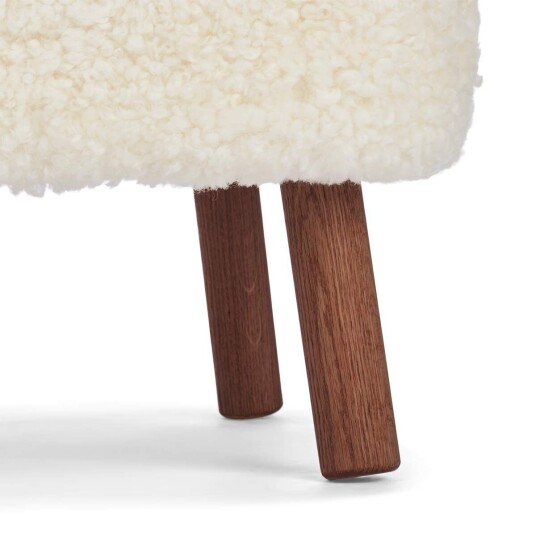 Natures Collection Emma Mini Lounge Chair Hvit Valnøtt