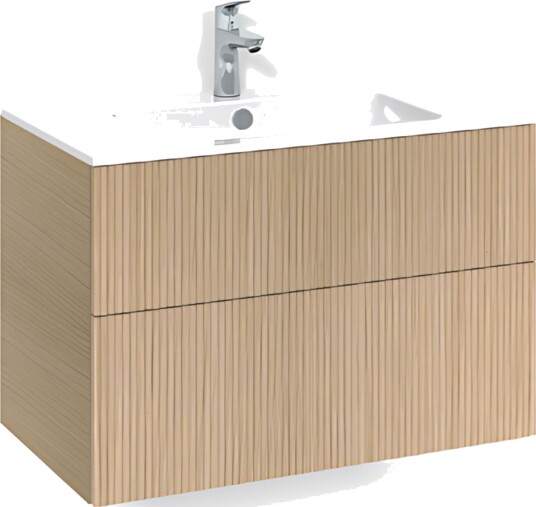 Macro Design Crown Line Servantskap 2 Skuff - med Light Servant Eik / 100cm 14