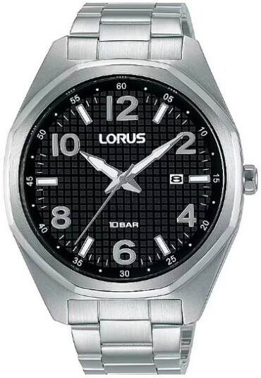 Lorus Herreklokke RH967NX9 Classic Sort/Stål Ø42 mm