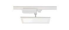 Deko Light Panel Track Højvolt-skinnesystem-lampe LED indbygget 20 W EEK: E (A G) (RGB) Trafikhvid (RAL 9016)