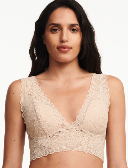 CHANTELLE Floral Touch Wirefree Bra Pink XL