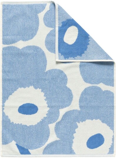 Marimekko Unikko håndkle 50x70 cm Blå