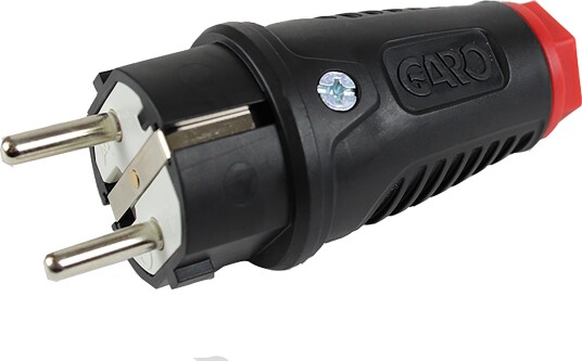 Garo PR 216 Støpsel med kabelklemmer Gummi TPE Stikkontakter & kabler