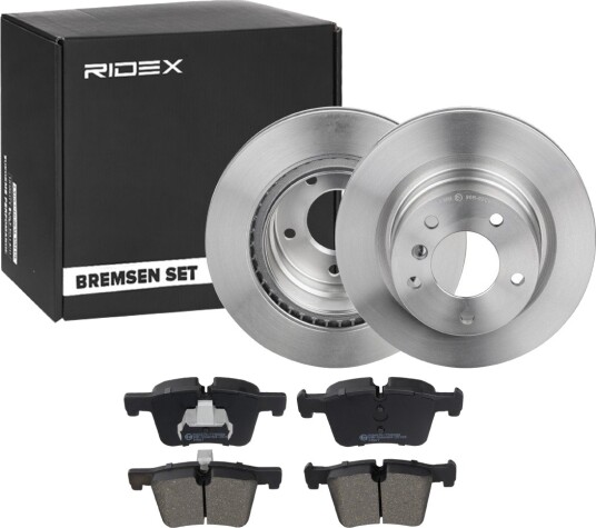 Bremseskiver og klosser RIDEX 3405B1367