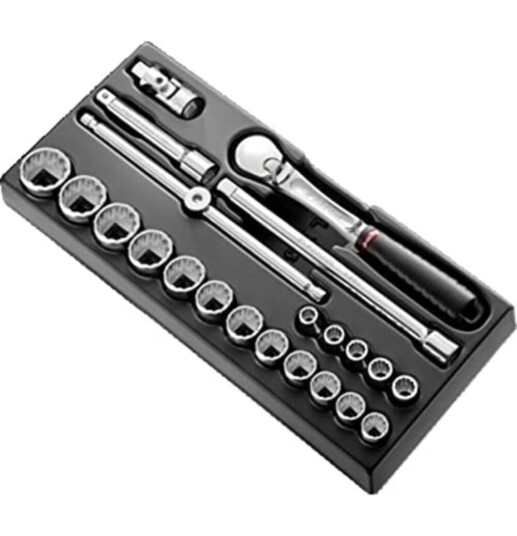 Įrankių Inkludert Facom Mod.Sl161-212U  1/2''  22 Stk.