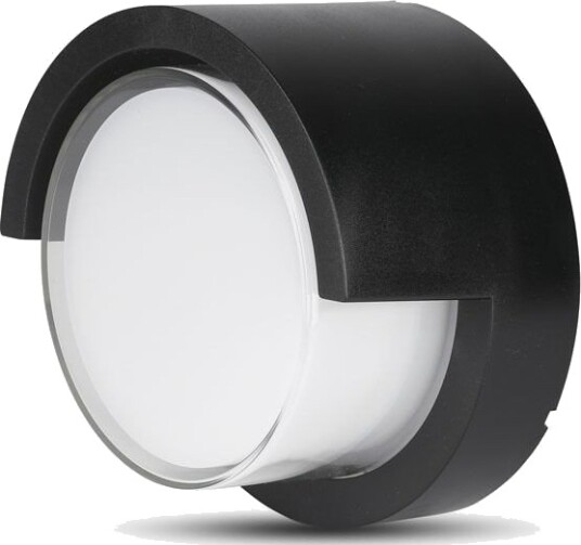V Tac 12W LED vegglampe IP65 utendørs Rund sort inkl. lyskilde Dimbar : Ikke dimbar Kulør : Varm V Tac 12W LED vegglampe IP65 utendørs Rund sort inkl. lyskilde Dimbar : Ikke dimbar Kulør : Varm