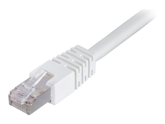 Deltaco Cat6 Koblingskabel 25 m RJ-45 Hvit F/UTP