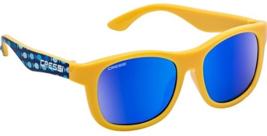 Cressi Teddy solbriller 3-5 år - Fisker / Blå speilglass