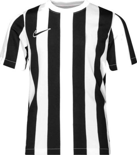 Nike Spillerdrakt Dri fit Striped Division Iv   Hvit/svart Barn størrelse M: 137 147 cm