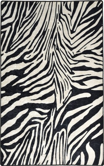 Matte Zebra (140 x 190) - Flerfarget/Fløyel