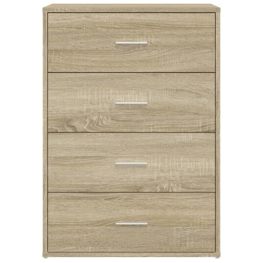  Skjenker 2 stk sonoma eik 60x31x84 cm konstruert tre 8721102594656