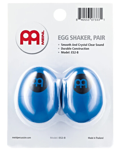 Meinl ES 2 B Plastikk Egg Shaker par Blue 2stk. B