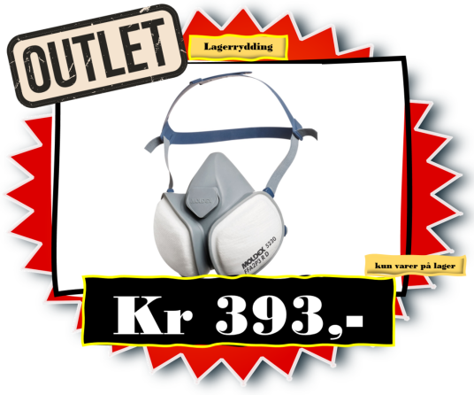 Moldex Halvmaske Compact FFA2P3 RD Moldex Halvmaske Compact FFA2P3 RD