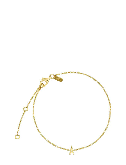 DESIGN LETTERS Archetype Bracelet A Z Gold Plated |Guld |L:21 cm DESIGN LETTERS Archetype Bracelet A Z Gold Plated |Guld |L:21 cm