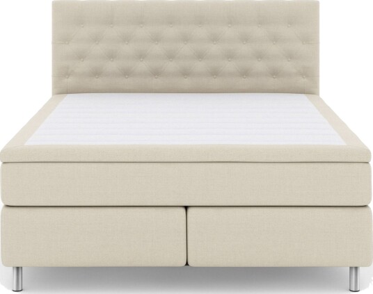 Select No 4 Kontinentalseng 180x200 Fast/Medium Beige/Metallben