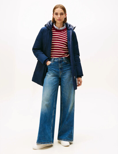 Tommy Hilfiger Padded Nylon Reg Parka - Navy - L Tommy Hilfiger Padded Nylon Reg Parka - Navy - L