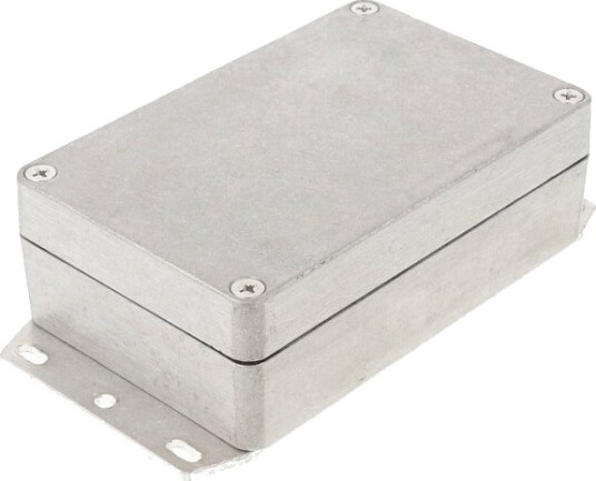 Hammond Electronics 1550Z107FBK 125 × 81 × 41 mm Støpt Aluminium Svart Kabinett