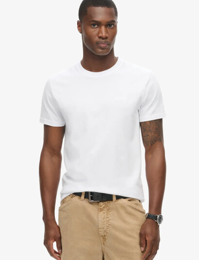 Superdry Essential Logo Emb Tee White S