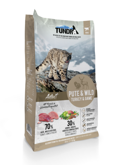 Tundra Kalkun Og Vilt 38Kg Tørrfôr Til Katt