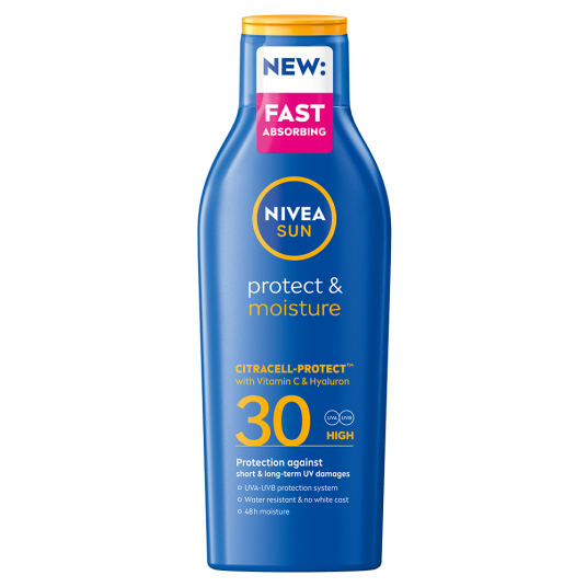 Nivea Sun Protect & Moisture Solkrem SPF 30 200 ml