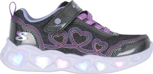 Skechers Sko Heart LYS Svart Skechers 27 Sko Hvit Lilla