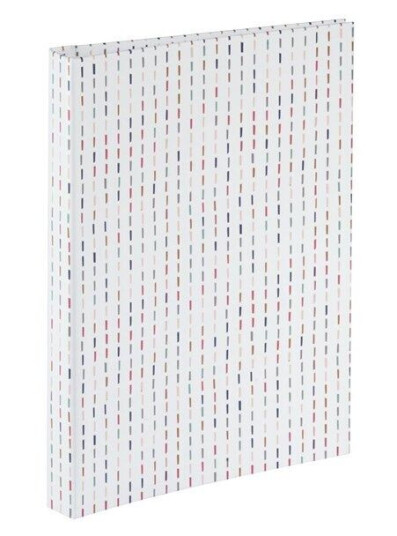 Hama "Graphic" Spiral Album 19 x 24.5 cm 40 White Pages Stripes