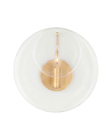 Visual Comfort Loire Sconce Gild/Clear Glass