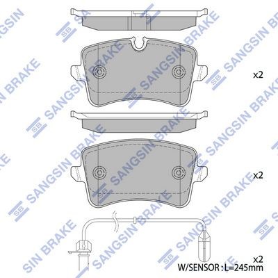 Bremseklosser Hi Q SP2317 Bremseklosser Hi Q SP2317
