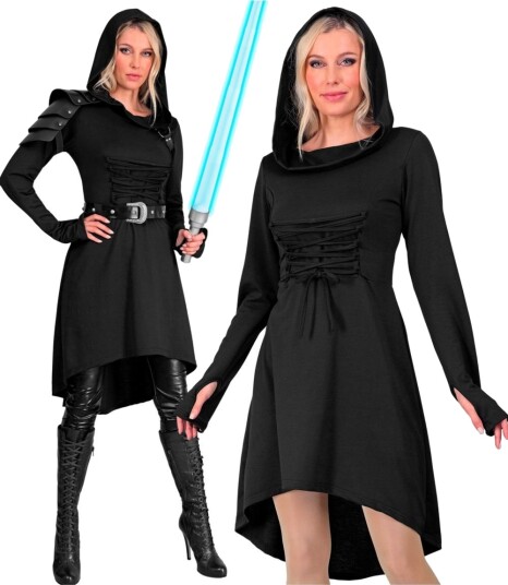 Widmann Svart Star Wars Inspirert Kostymekjole Large 13833