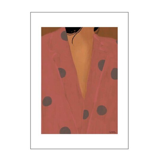 Poster & Frame - The Poster Club x Sandra Blomén Maschinsky poster 50x70 cm dressed
