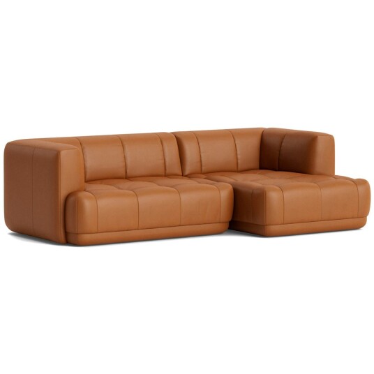 Hay Quilton 3 Seter Sofa Konfigurasjon 19 Høyre Skinn Nevada NV2488