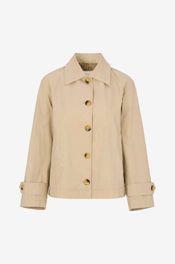 Newhouse   Jakke i twill Ida   Beige