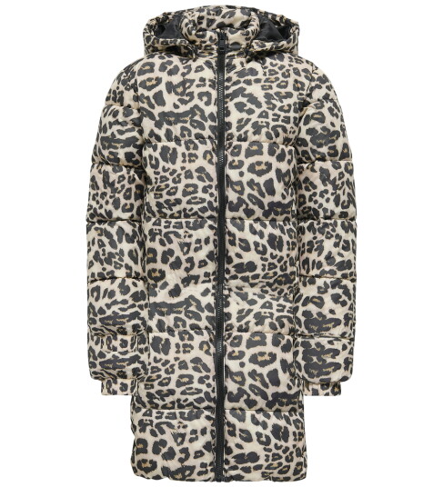 kids ONLY Silver Mink Leo Kogdalia Puffer Aop Jakke Cs Otw 152 kids ONLY Silver Mink Leo Kogdalia Puffer Aop Jakke Cs Otw 152