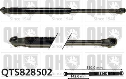 Gassfjær, motorpanser QUINTON HAZELL QTS828502