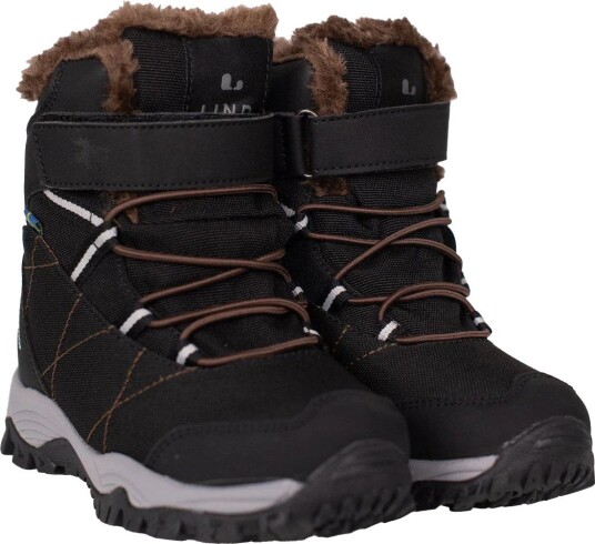Lindberg Kids' Arctic Snow Boot Mid Black/brown 24 Lindberg Kids' Arctic Snow Boot Mid Black/brown 24