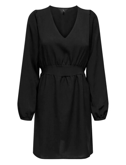 ONLY Onlnova Life Elite L/S Siri Dress Solid - Black - XS