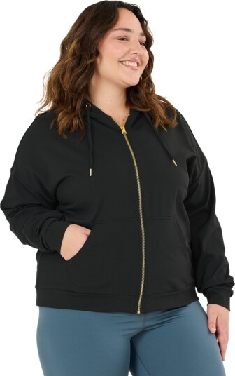 Q Sportswear Tianna Full Zip Hettegenser Dame Svart 52