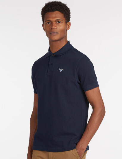 Barbour Barbour Tartan Pique Polo Shirt - Blue - L