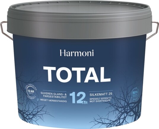 Harmoni Olje /akrylmaling Total Hvit Base 10l