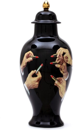 Seletti Vase Lipstick Vaser Svart