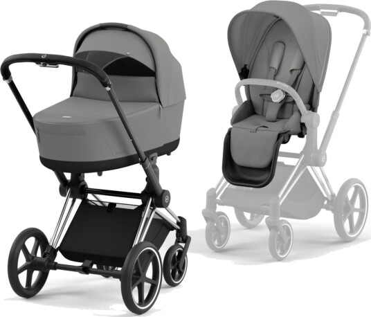Cybex Priam Chrome Black/Mirage Grey Barnevogn