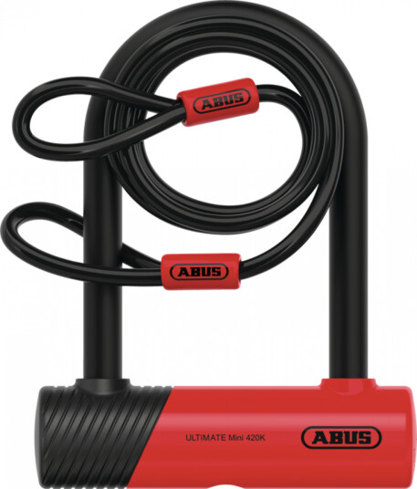 Sykkellås ABUS Ultimate Mini 420K/150HB140 + Bracket USH + Cobra™ 10/120