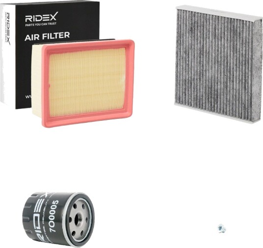 Filtersett RIDEX 4055F4662 Filtersett RIDEX 4055F4662