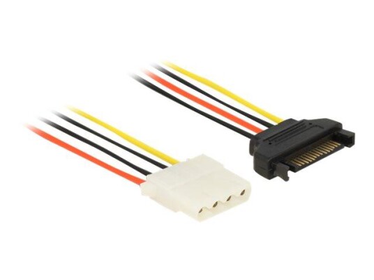 Delock strømadapter - 4-pin intern strøm til SATA-strøm - 50 cm