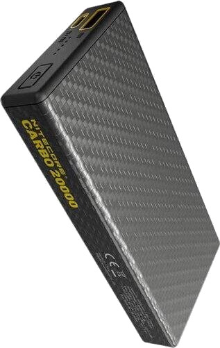 Nitecore Carbo 20000 Powerbank 20000mAh Lett og Vanntett IPX5 Svart Nitecore Carbo 20000 Powerbank 20000mAh Lett og Vanntett IPX5 Svart