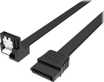 Akasa Proslim Sata-Kabel Serial Ata 150/300/600 Sata Hunn Høyrevinklet Til Sata Hunn Rett 1 M Supersmal Svart Akasa Proslim Sata-Kabel Serial Ata 150/300/600 Sata Hunn Høyrevinklet Til Sata Hunn Rett 1 M Supersmal Svart