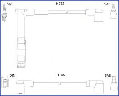 Tennplugg kabelsett HITACHI 134777